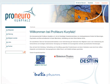 Tablet Screenshot of pro-neuro-kurpfalz.de